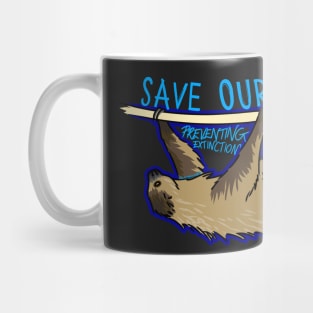 Day 24- Two Toed Sloth Mug